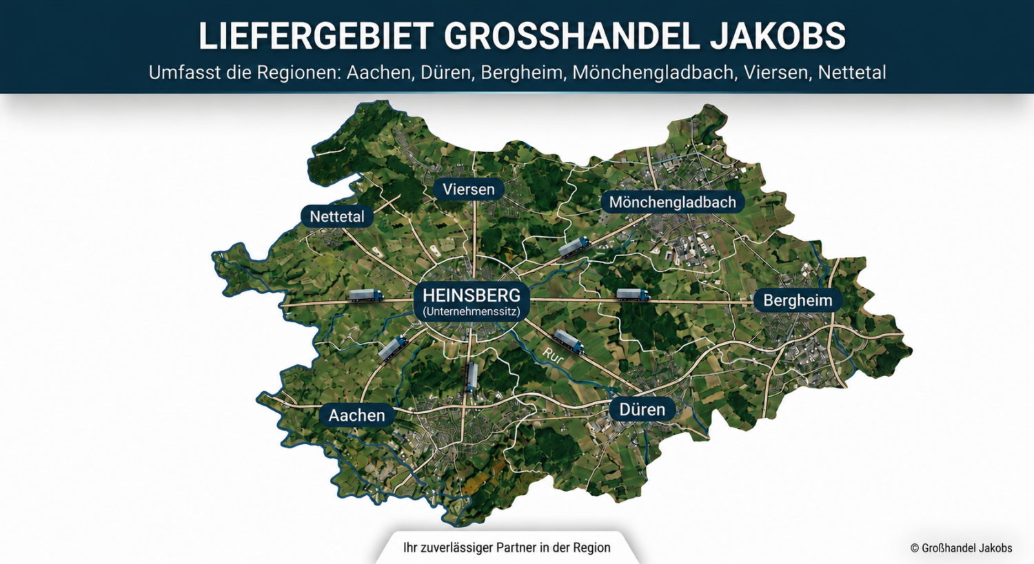 Liefergebiet Großhandel