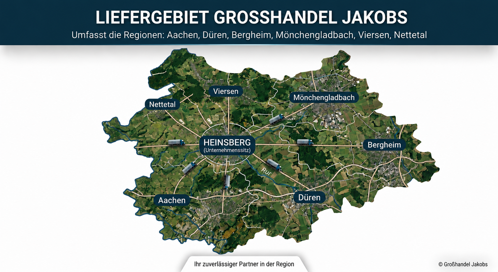 Liefergebiet Großhandel